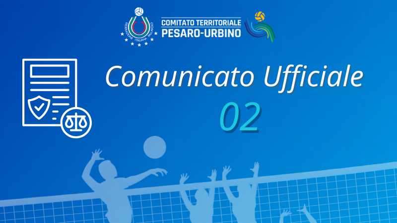 Comunicato Ufficiale N.02_26-27 del 21-10-2026